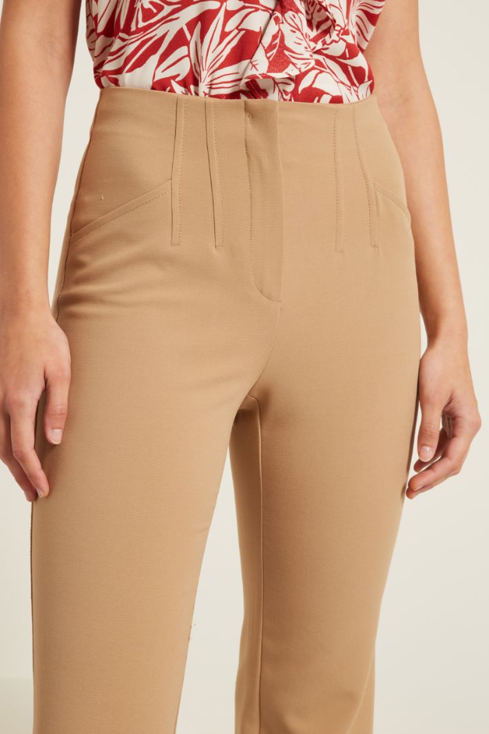Pantaloni a vita alta Fashion Market - 3