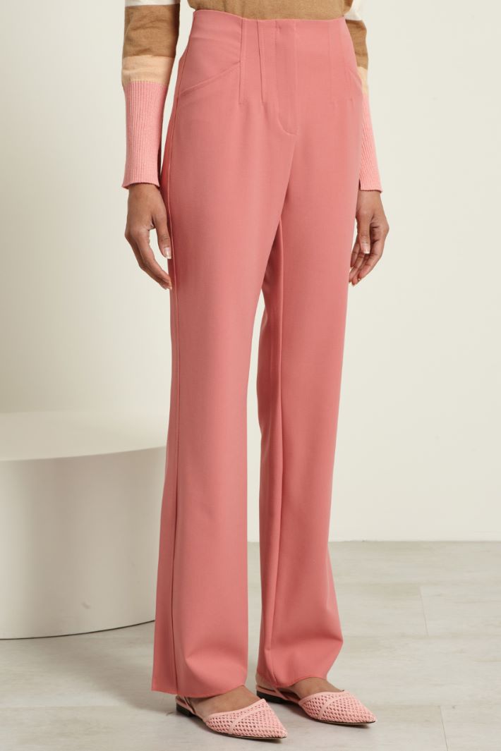 Pantaloni a vita alta Fashion Market - 2