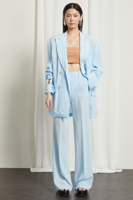 Pantaloni effetto stropicciato Fashion Market