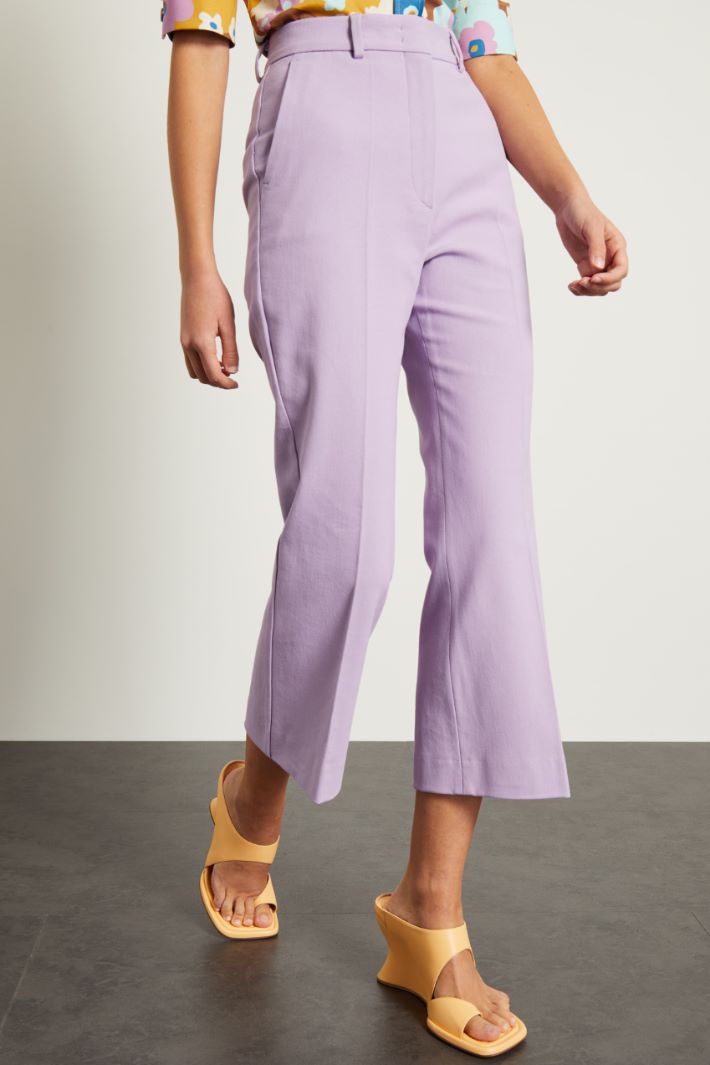 Pantaloni a trombetta - LILLA - Fashion Market - 2