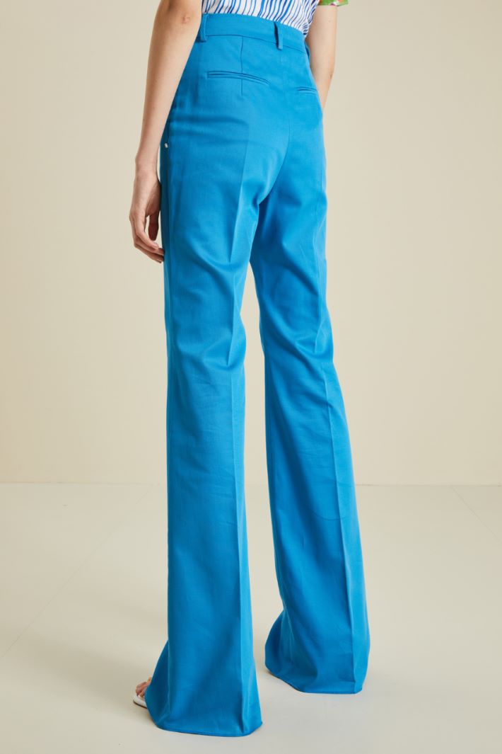 Pantalone flare - AZZURRO - Fashion Market - 4