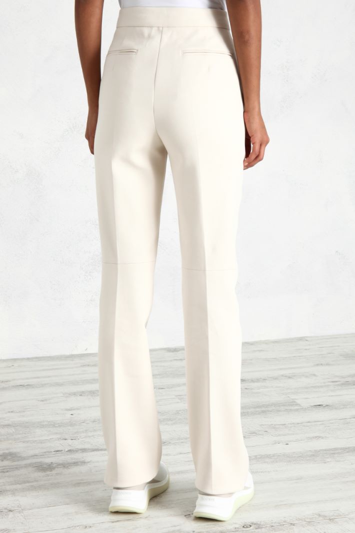 Pantalone leggermente flare - SABBIA - Fashion Market - 4