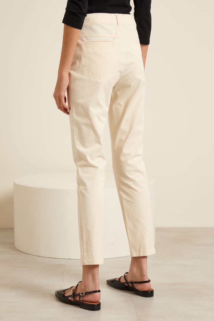 Pantaloni skinny in cotone Fashion Market - 4