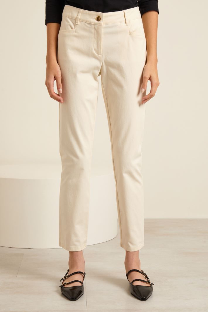 Pantaloni skinny in cotone Fashion Market - 2