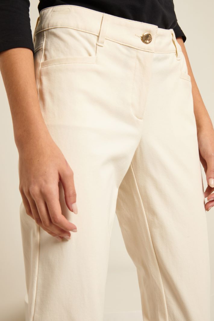 Pantaloni skinny in cotone Fashion Market - 3