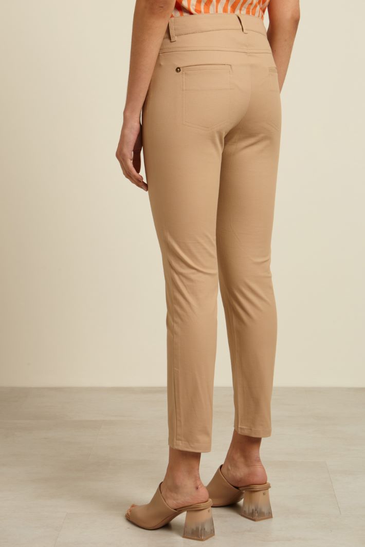 Pantaloni skinny in cotone Fashion Market - 4