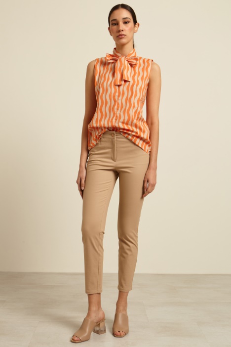 Pantaloni skinny in cotone Fashion Market