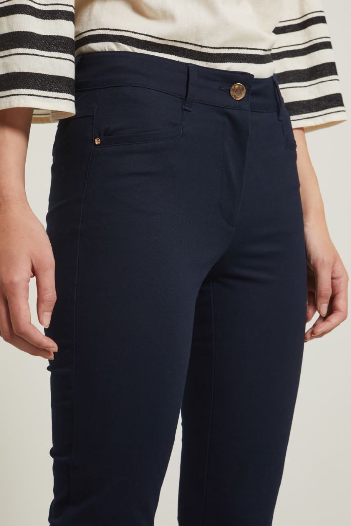 Pantaloni skinny in cotone Fashion Market - 3