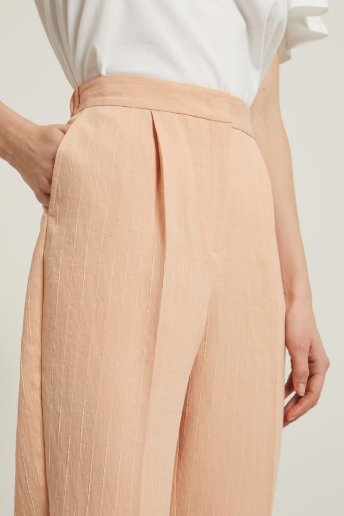 Pantaloni carrot gessati Fashion Market - 3