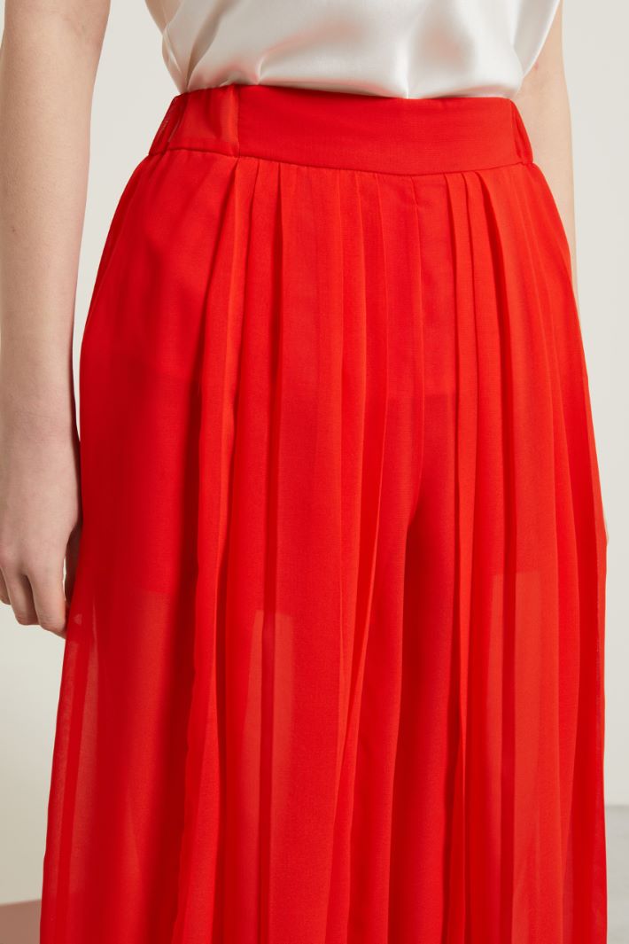 Pantaloni in chiffon plissè Fashion Market - 3