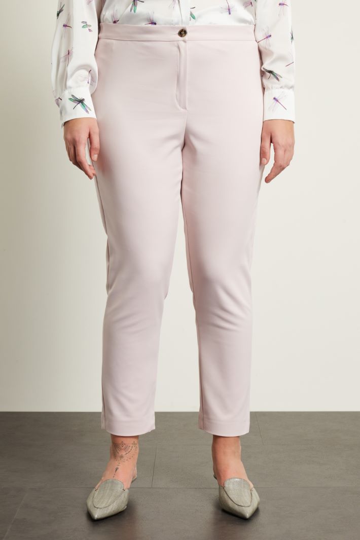 Pantaloni slim in cotone  - CIPRIA - Fashion Market - 2