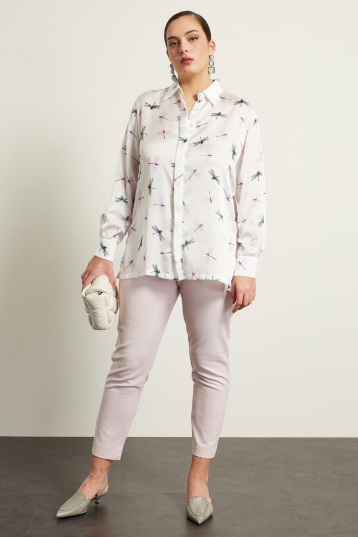 Pantaloni slim in cotone  - CIPRIA - Fashion Market