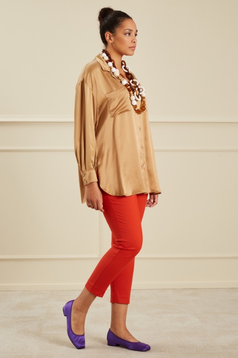 Pantaloni slim in cotone Fashion Market