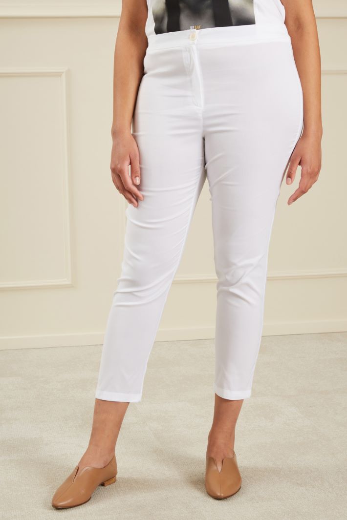 Pantaloni in popeline Fashion Market - 2
