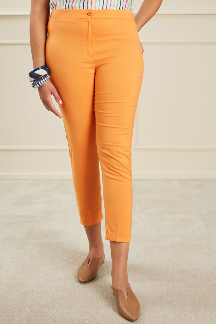 Pantaloni in popeline Fashion Market - 2