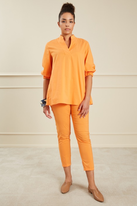 Pantaloni in popeline Fashion Market