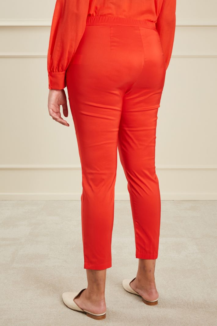 Pantaloni in popeline Fashion Market - 4