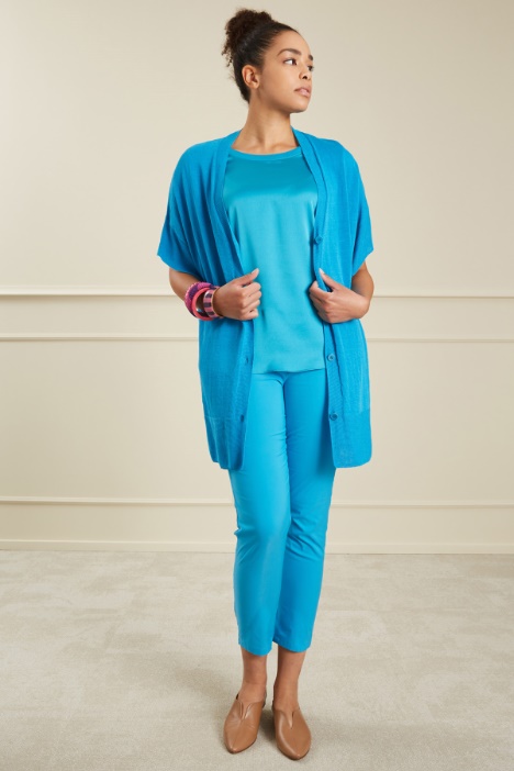 Pantaloni in popeline Fashion Market