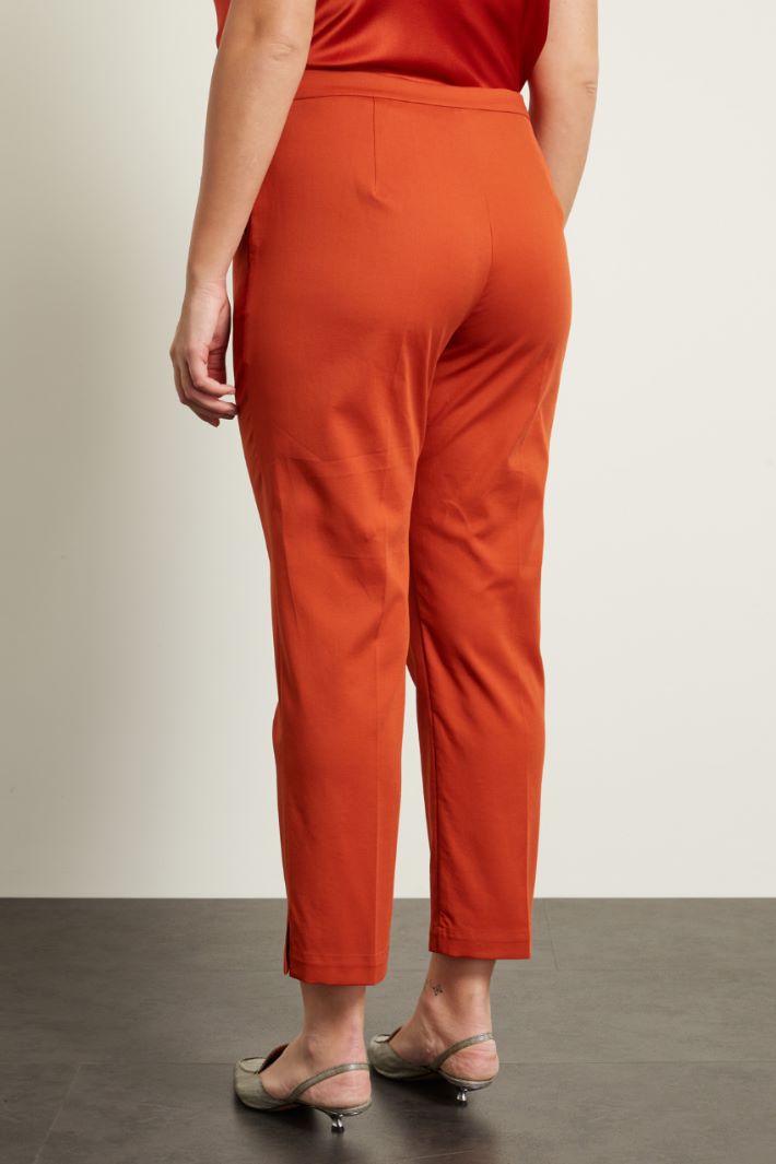 Pantaloni dritti in cotone Fashion Market - 4
