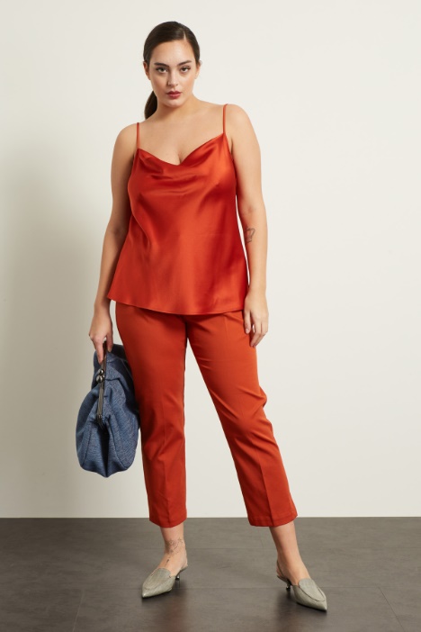 Pantaloni dritti in cotone Fashion Market