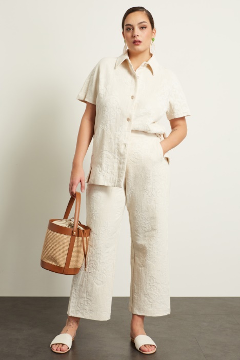 Pantaloni jacquard - Fashion Market