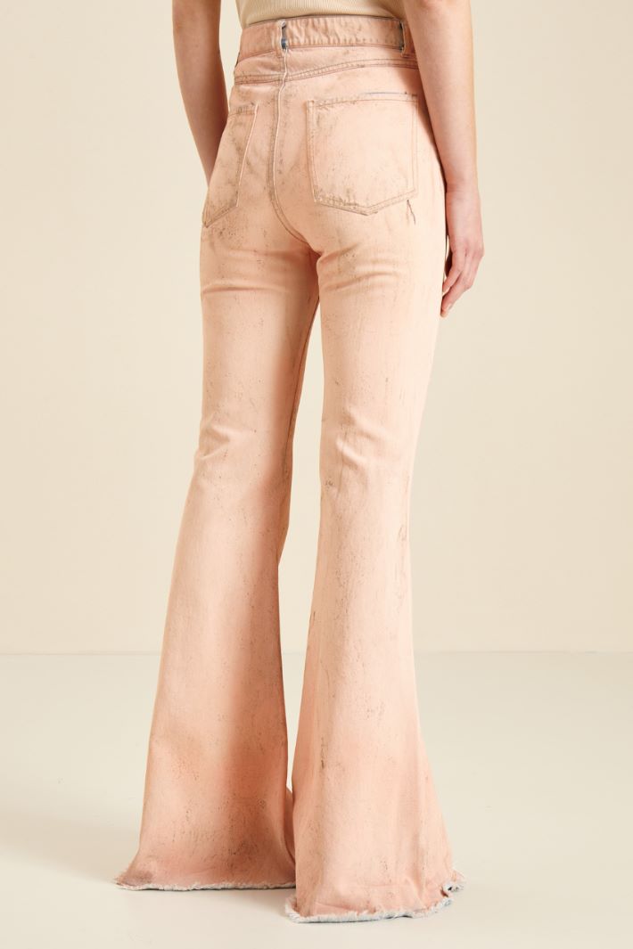 Jeans flare spalmati Fashion Market - 4