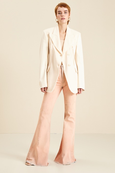 Jeans flare spalmati Fashion Market