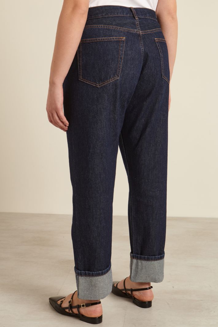 Jeans dritti in denim Fashion Market - 4