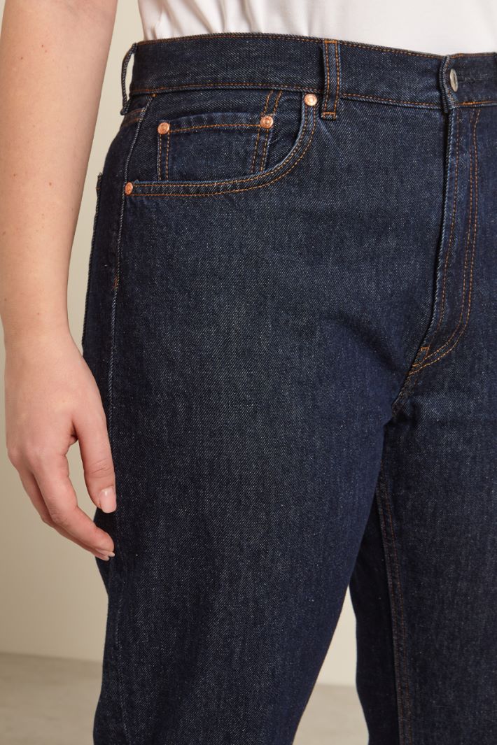Jeans dritti in denim Fashion Market - 3