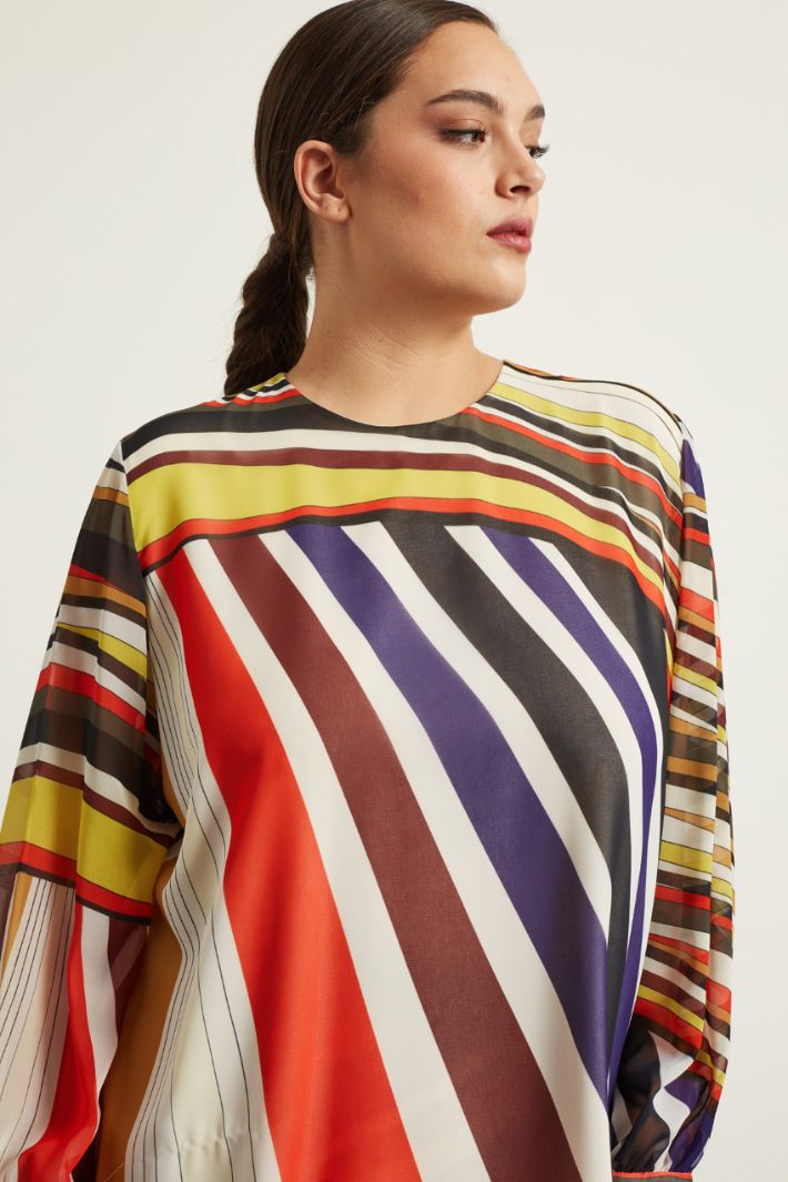 Blusa in georgette  Fashion Market - 3