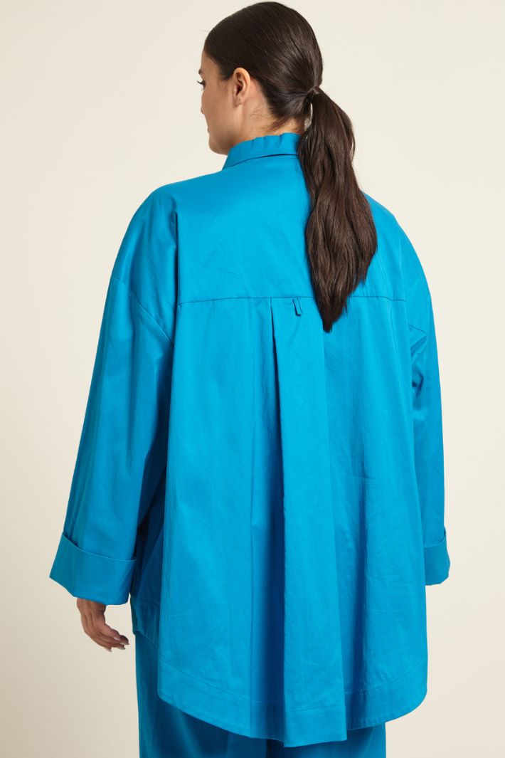 Camicia in raso di cotone Fashion Market - 4