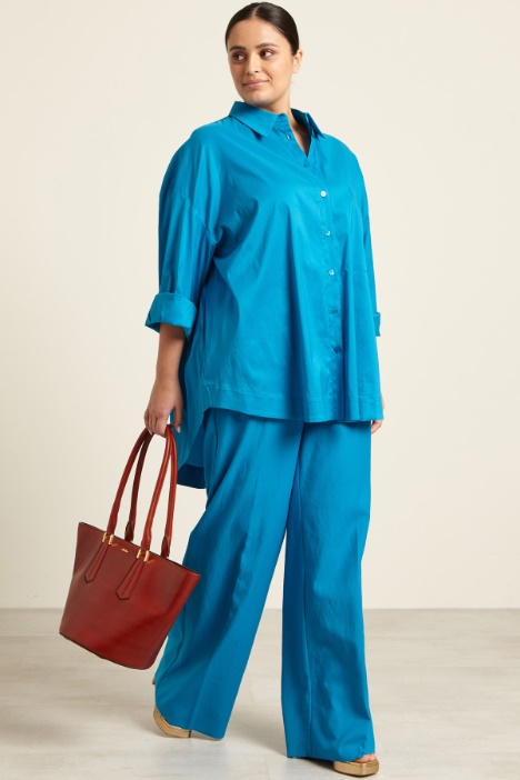 Camicia in raso di cotone Fashion Market