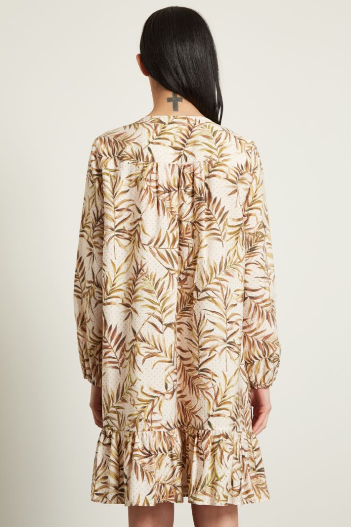 Abito a tunica - BEIGE VERDE MARRONE - Fashion Market - 4