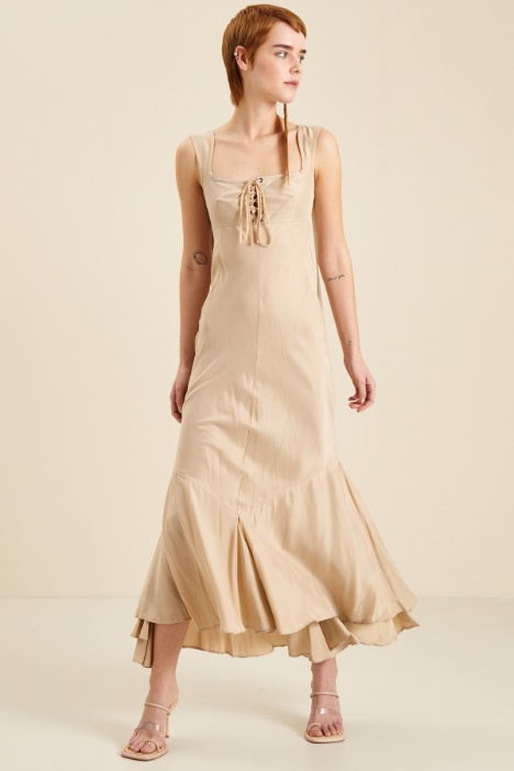 Abito a sirena in seta  Fashion Market