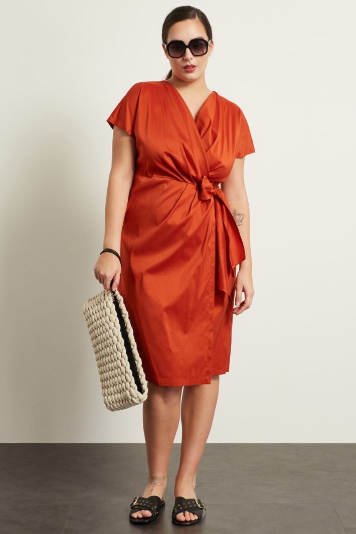 Abito a portafoglio in cotone Fashion Market