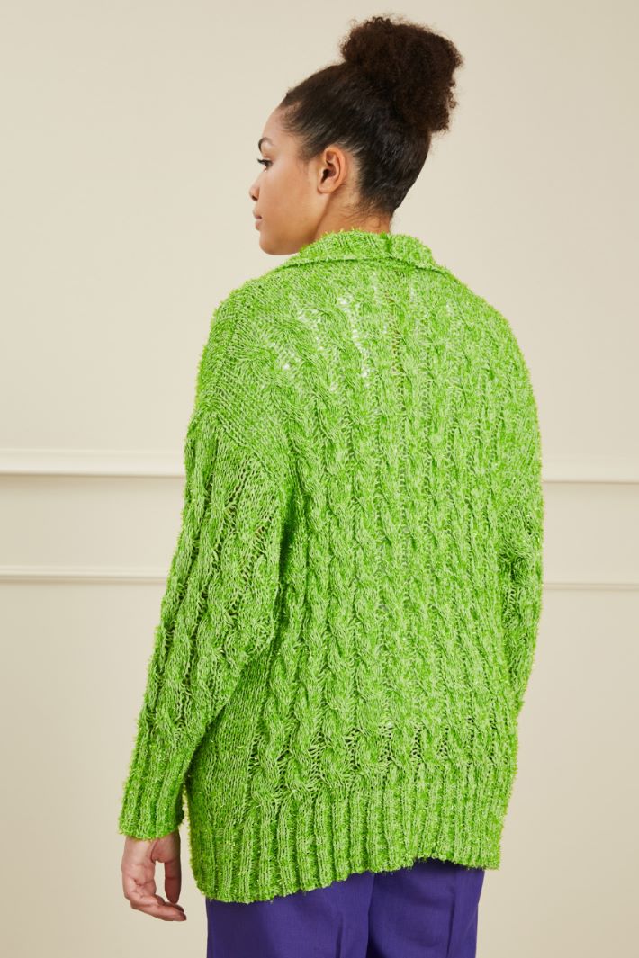 Cardigan a trecce Fashion Market - 4