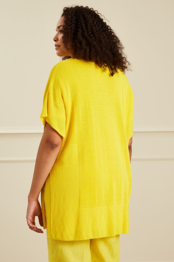 Cardigan in lino Fashion Market - 4