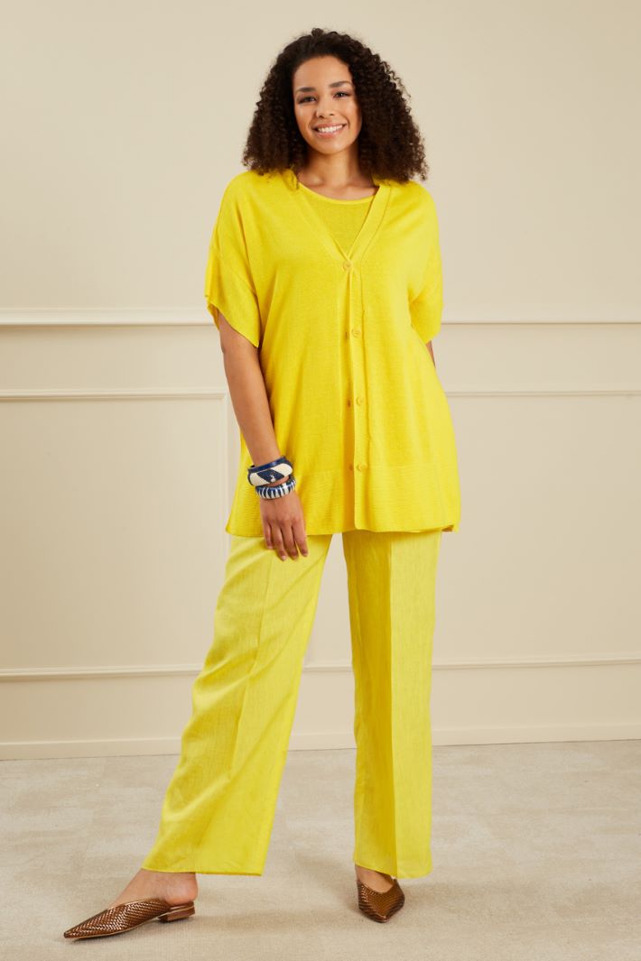 Cardigan in lino Fashion Market