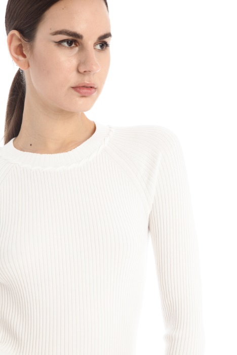 Maglia a coste in viscosa  Fashion Market