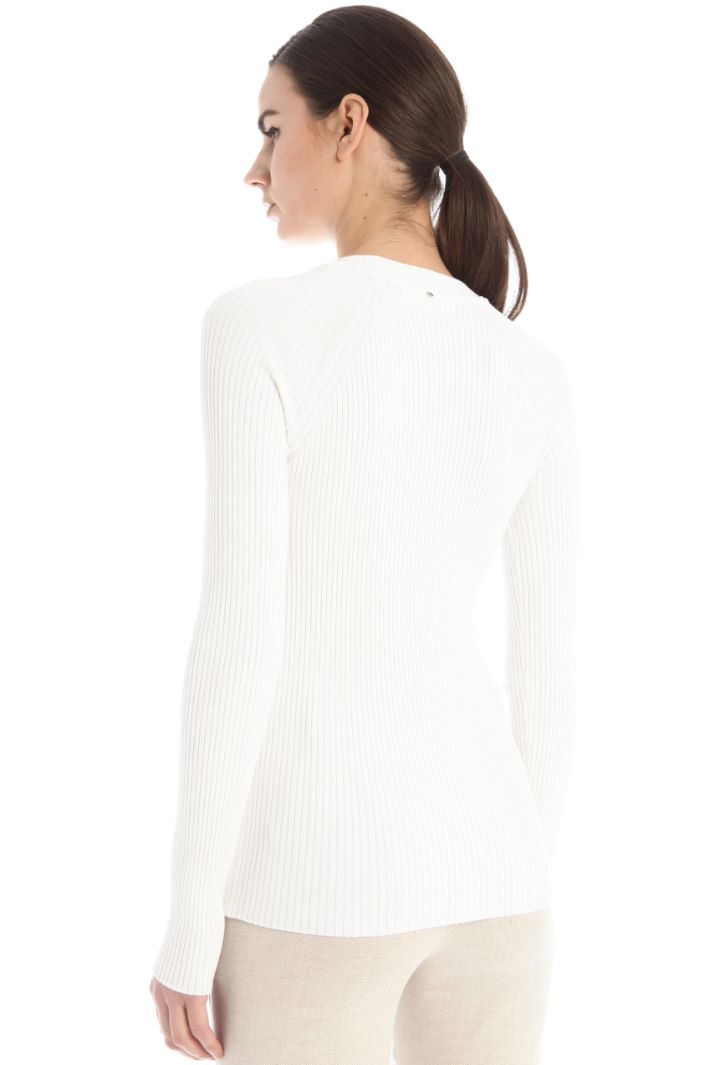 Maglia a coste in viscosa  Fashion Market - 3