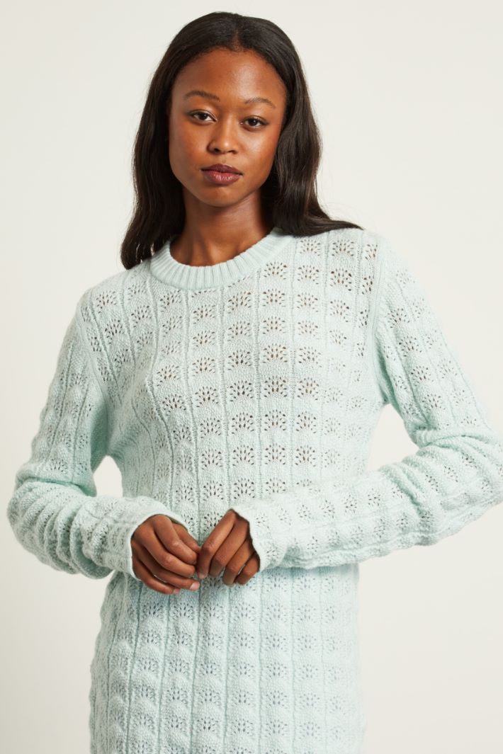 Maglia con motivo traforato Fashion Market - 2