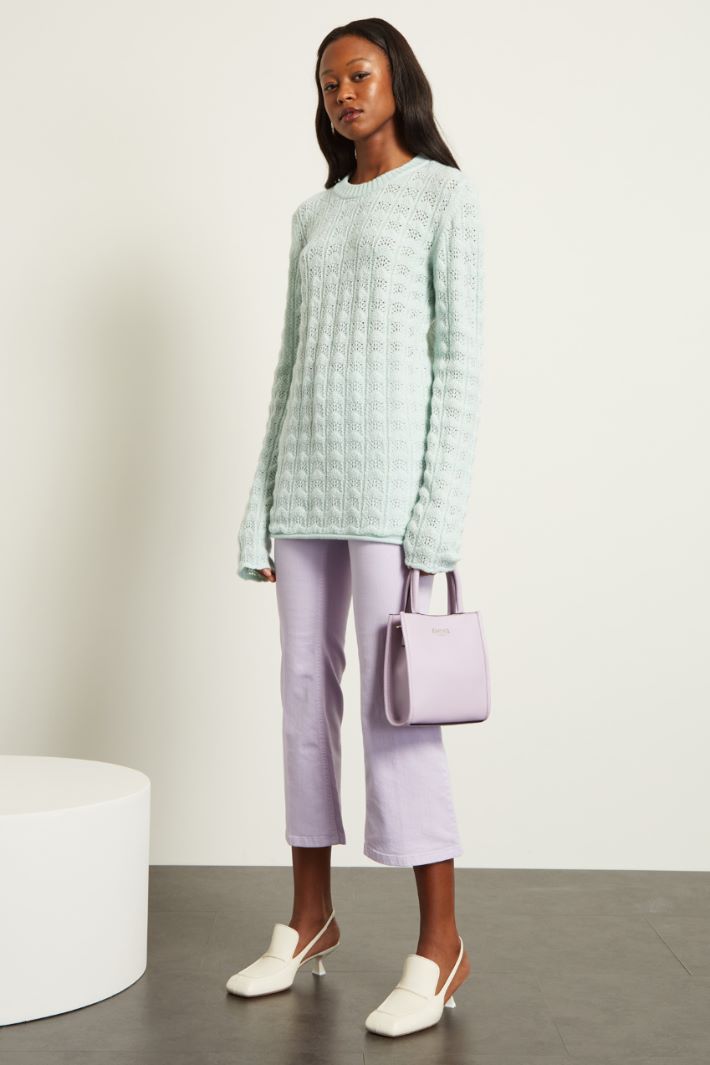 Maglia con motivo traforato Fashion Market