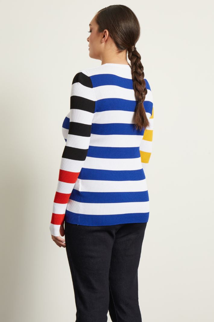 Maglia in viscosa a coste Fashion Market - 4