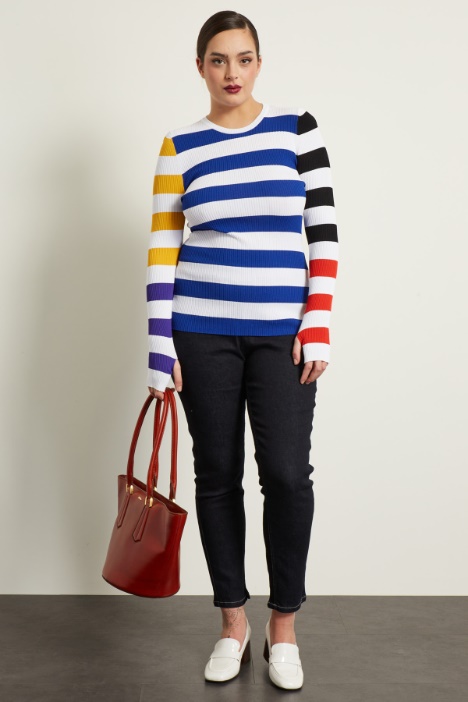 Maglia in viscosa a coste Fashion Market