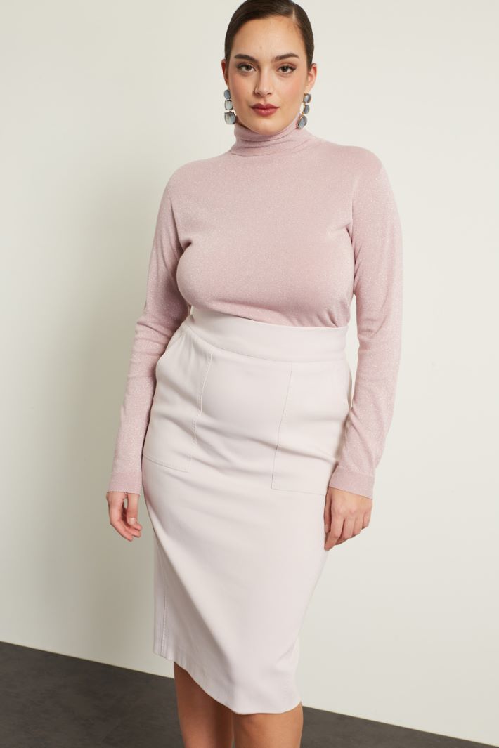 Dolcevita in viscosa lamè Fashion Market - 2