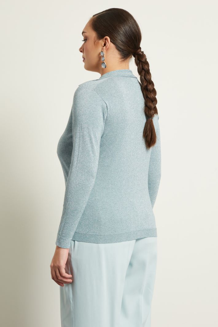 Maglia in viscosa lamè Fashion Market - 4