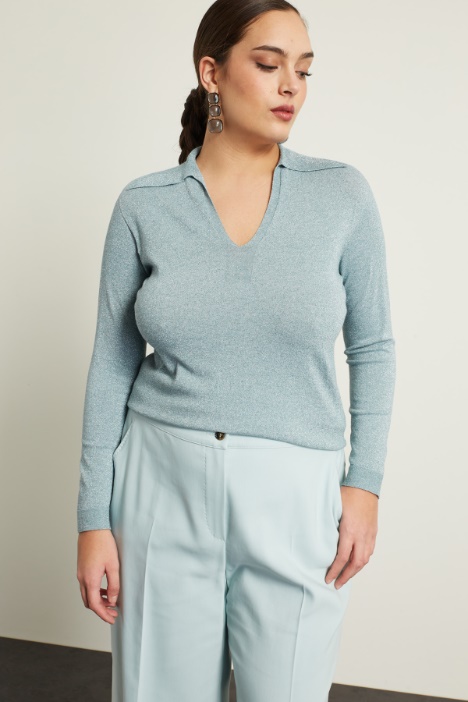 Maglia in viscosa lamè Fashion Market