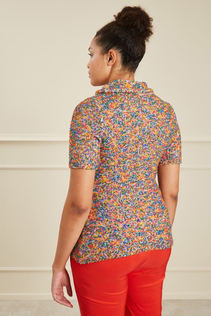 Maglia in filato bottonato Fashion Market - 4