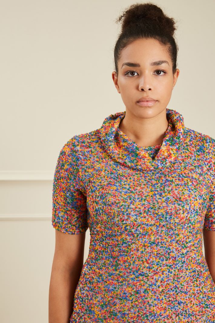 Maglia in filato bottonato Fashion Market - 3