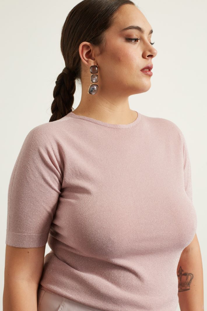 Top in filato lamè Fashion Market - 3